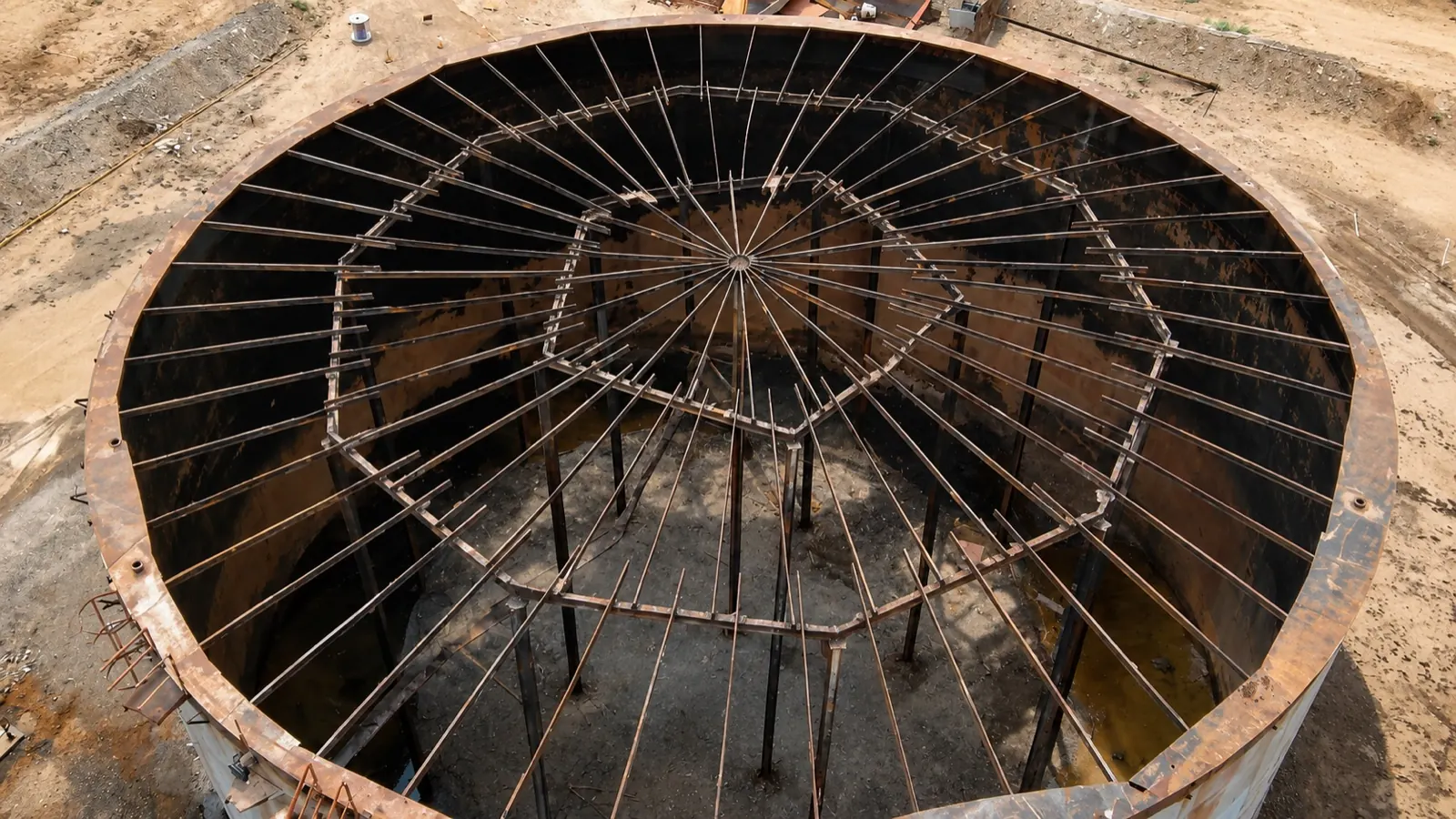 Reparación metalúrgica de tanques y equipos estáticos